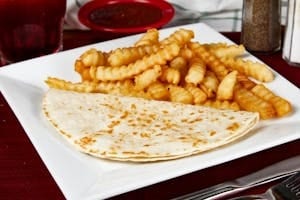 Kids' Cheese Quesadilla.